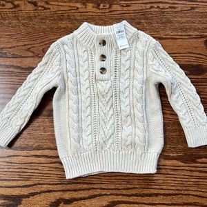 Off white toddler sweater NWT